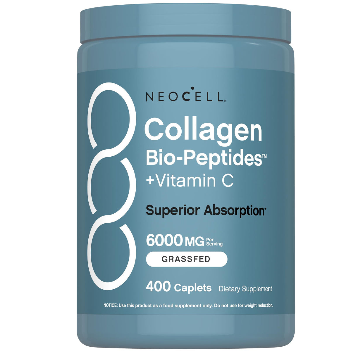 NeoCell Collagène Peptides 400 caplets vue avant