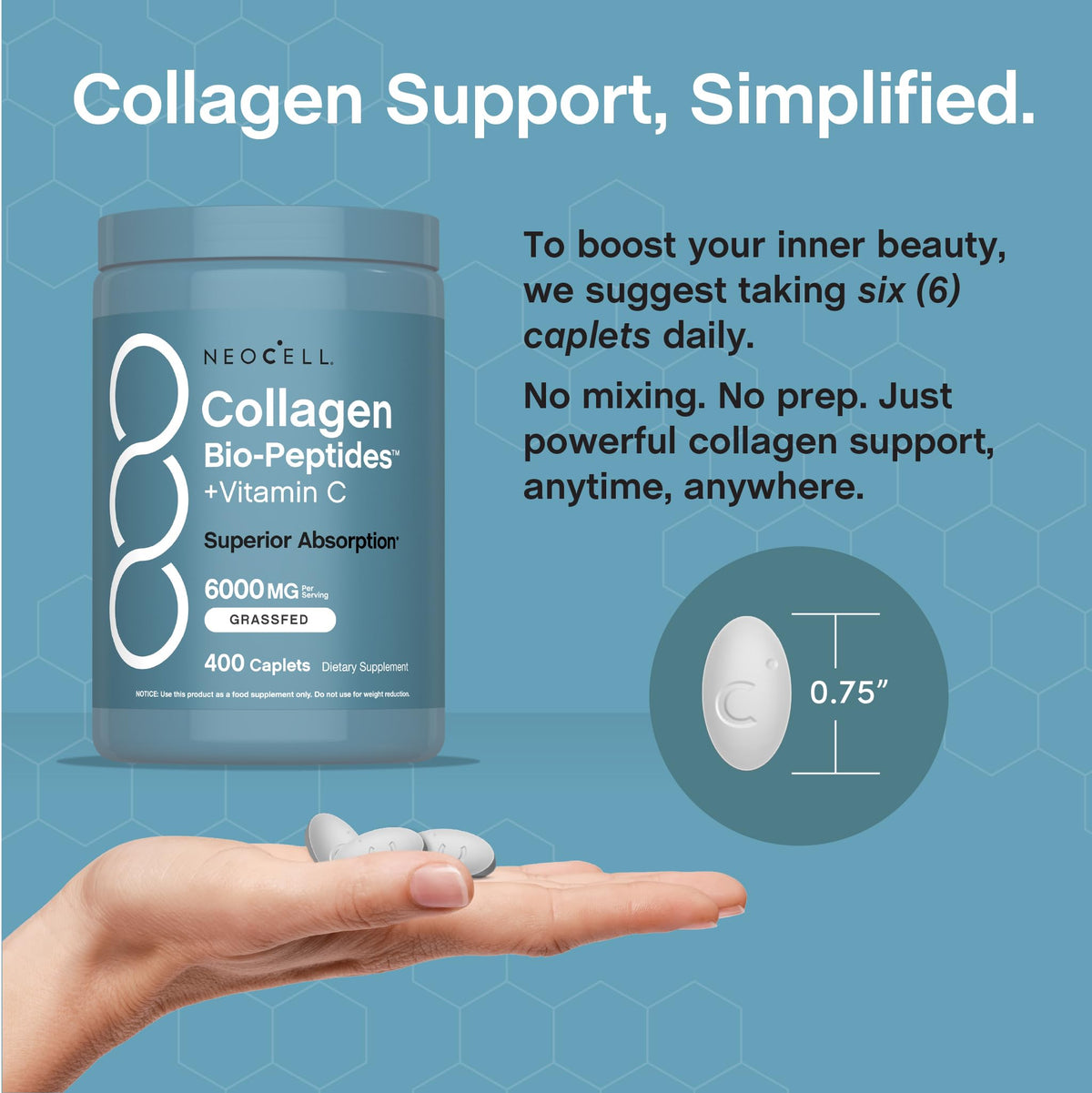 NeoCell Collagène Peptides en contexte d'utilisation