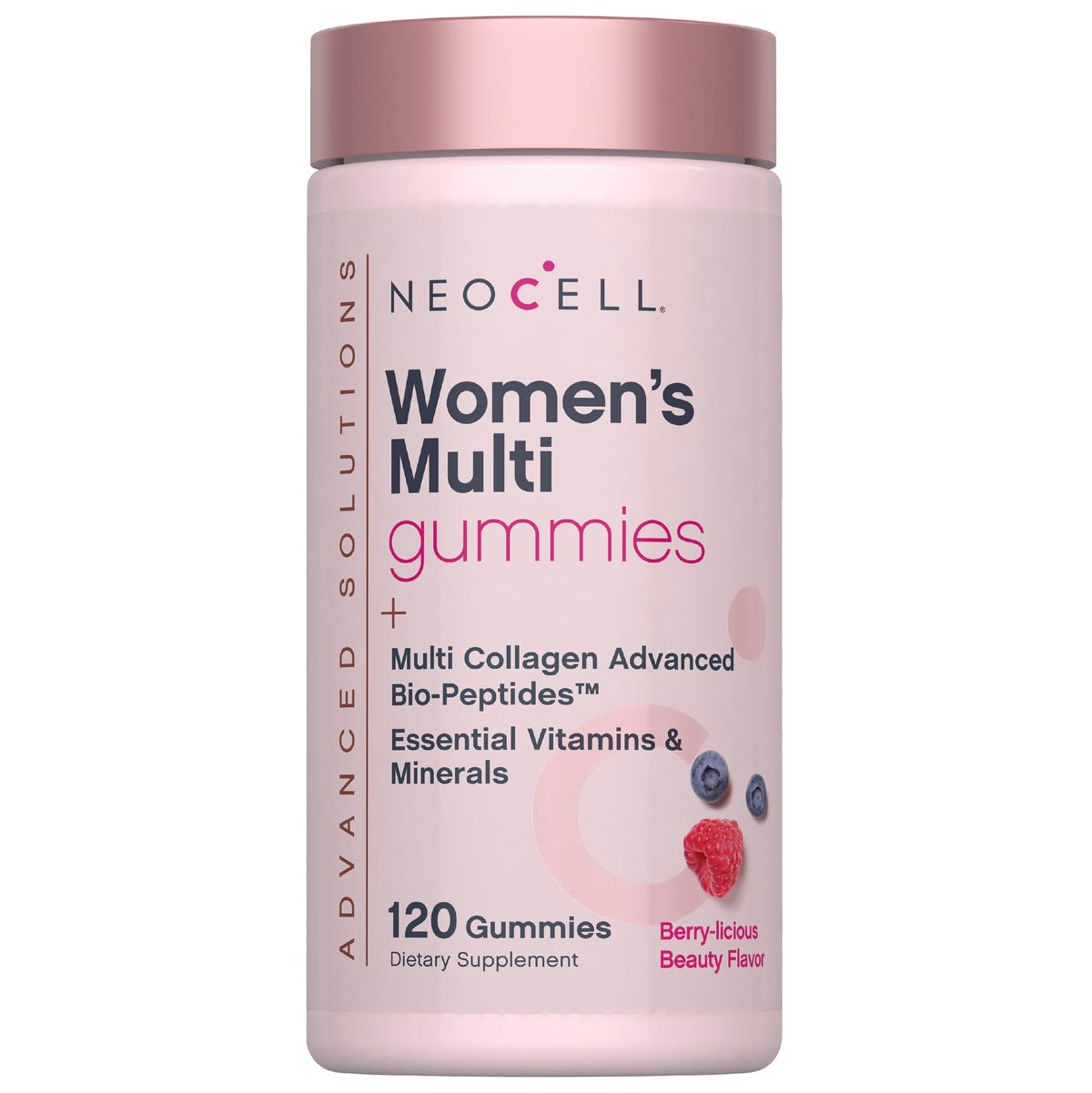 NeoCell Gummies Multivitamines Femmes 120 Gummies packaging avant