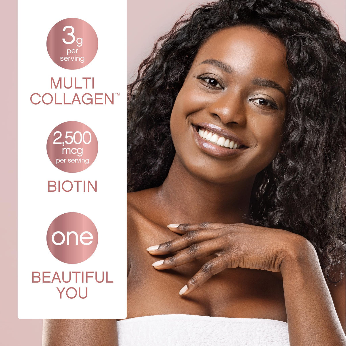 NeoCell Multi Collagen Peptides 16 fl oz sur une table