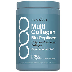 NeoCell Multi Collagen Peptides 360 gélules vue de face