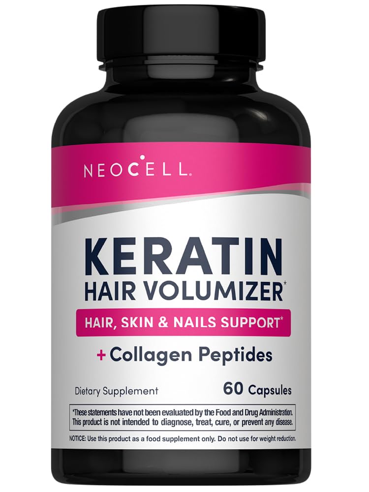 NeoCell Volumisateur de Cheveux à la Kératine 60 Capsules avant l'ouverture