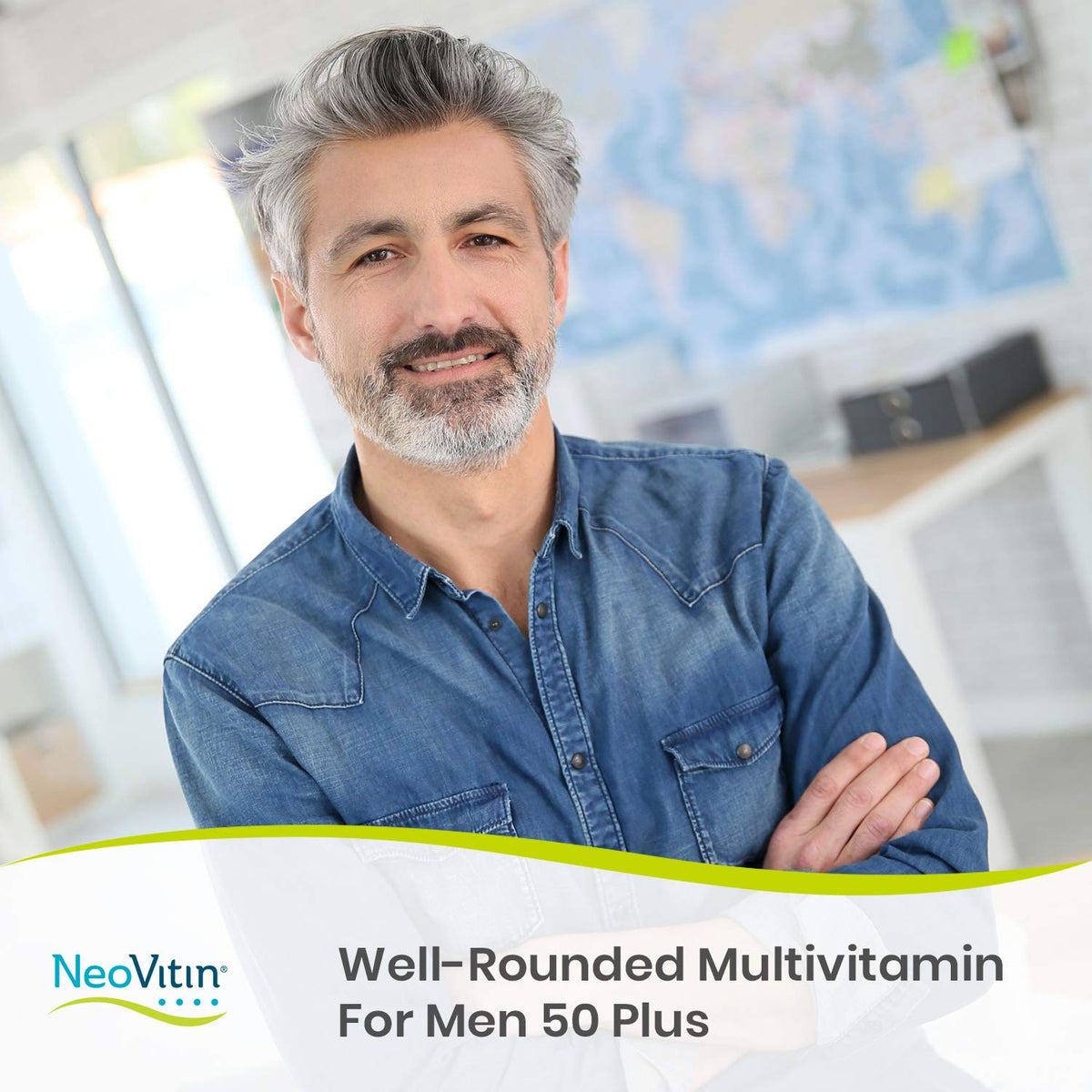 NeoVitin Multivitamines 50+ boîte ouverte avec capsules visibles