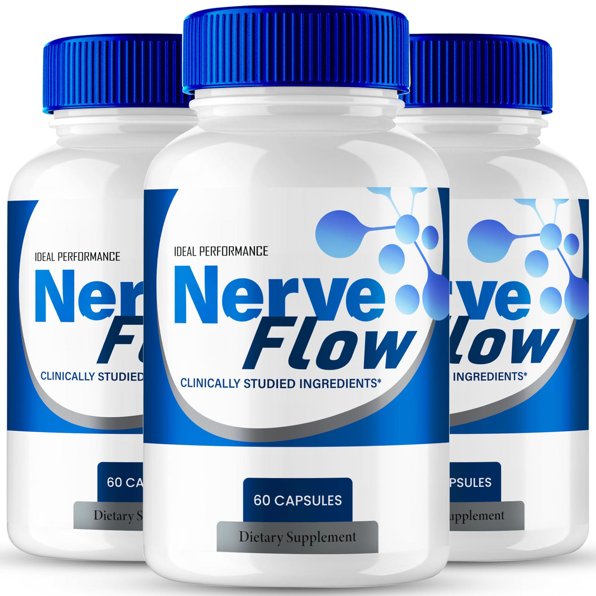Nerve Flow Capsules IDEAL PERFORMANCE vue de face avec emballage