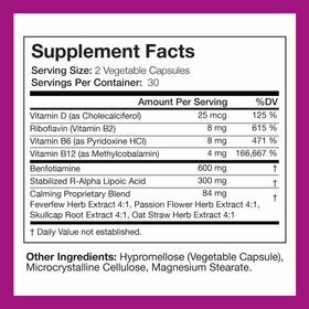 NERVE RENEW Complément Alimentaire 300mg Acide Alpha-Lipoïque capsules sur table