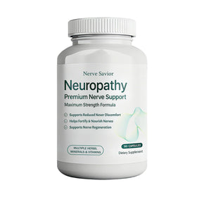 Nerve Savior 600mg Acide Alpha-Lipoïque 90 Capsules vue de face