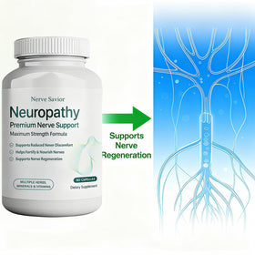 Nerve Savior 600mg Acide Alpha-Lipoïque capsules sur une table