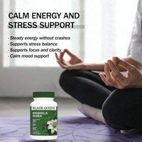 Nerve Savior Rhodiola Rosea 500mg capsules ouvertes