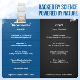 NERVEREVERSE Complément Alimentaire 60 Capsules ouvertes montrant les capsules