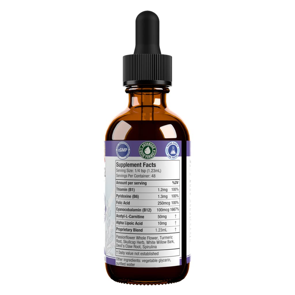 Nervestra de Rejuvica Health flacon avec des ingrédients naturels