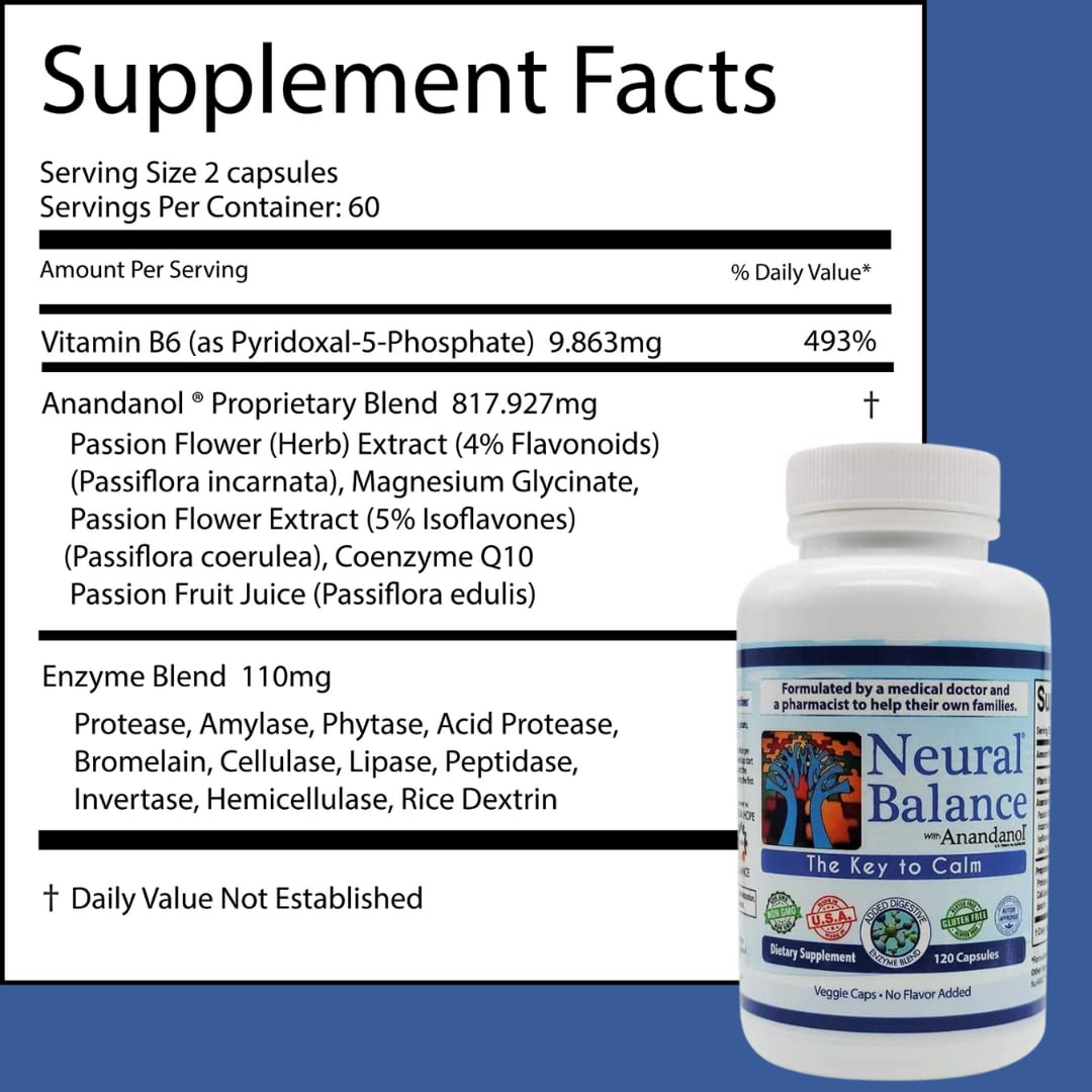 NEURAL BALANCE Anandanol bottle side view