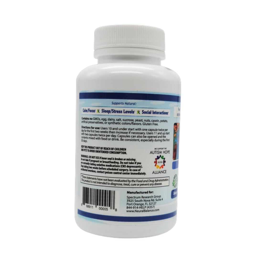NEURAL BALANCE Anandanol capsules with a glass of water