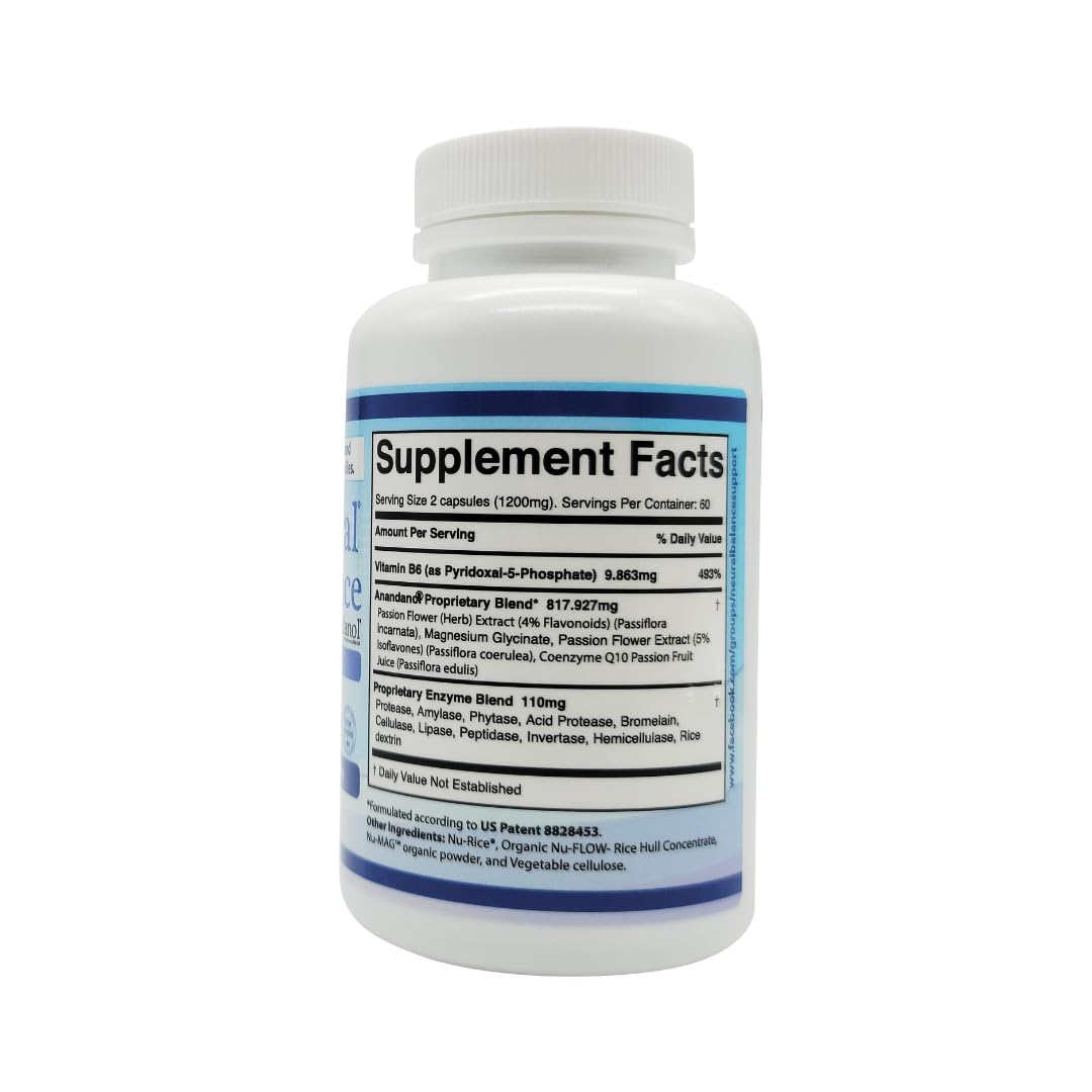 NEURAL BALANCE Anandanol pack opened showing capsules