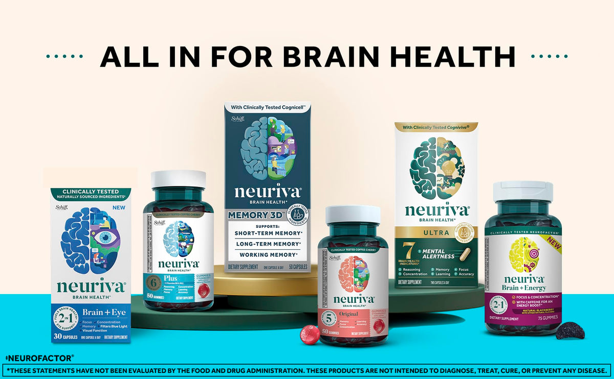 NEURIVA Complément Alimentaire Cérébral avec gélules en gros plan