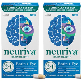 NEURIVA Complément Alimentaire Cerveau & Yeux 30 Capsules, vue avant