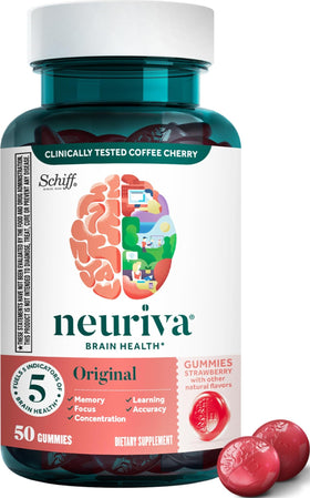 NEURIVA Gummies cérébraux à la fraise vue de face