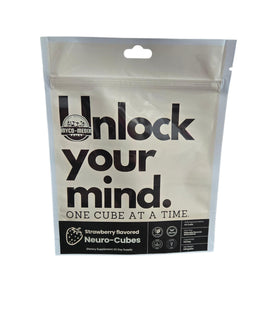 Neuro-Cubes de MYCOMedix gummies au champignon Hericium, sachet avant