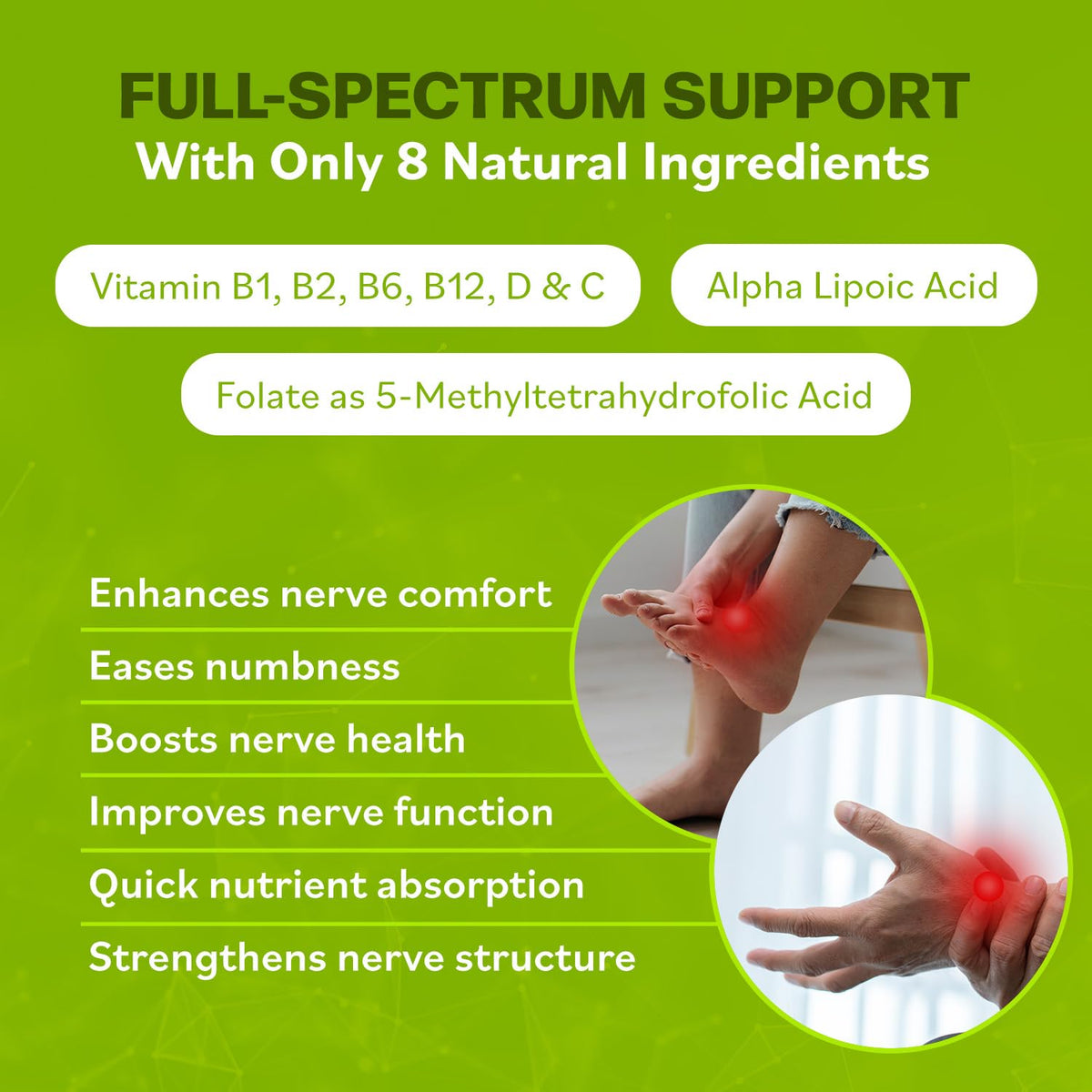 Neuro Health Complément Alimentaire 120 Capsules vue de côté