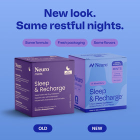 Neuro Meltaway Mints Extra Fortes mints fondantes sur une table