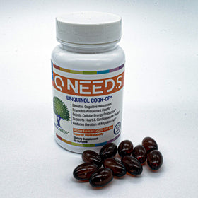 Neuro Needs CoQ10 Ubiquinol 100 mg gélules souples avec contenu visible