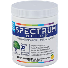 Neuro Needs SpectrumNeeds® boîte vue avant avec 33 ingrédients actifs