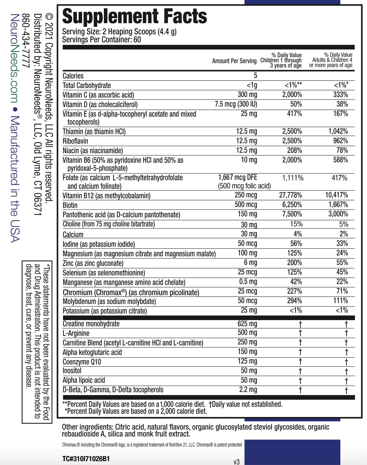 Neuro Needs SpectrumNeeds® en usage avec un verre d'eau