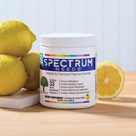 Neuro Needs SpectrumNeeds® étiquette avec informations nutritionnelles