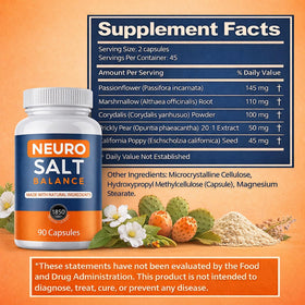 NEURO SALT Capsules ouvertes montrant le contenu