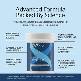 Neurobiologix Biotic 50 capsules dans leur emballage