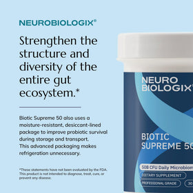 Neurobiologix Biotic 50 capsules sur fond blanc