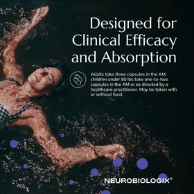 Neurobiologix Capsules à Côté d'un Verre d'Eau