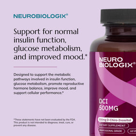 Neurobiologix D-Chiro Inositol 500mg capsules végétales vue de côté