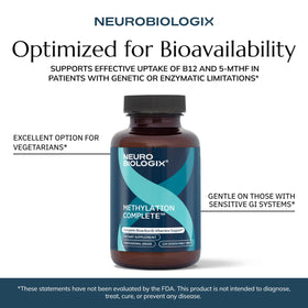 Neurobiologix Methylation Complete 120 comprimés à mâcher en gros plan