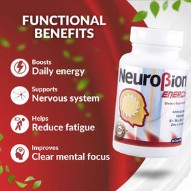 Neurobion 60 Caps arrière de la boîte avec ingrédients