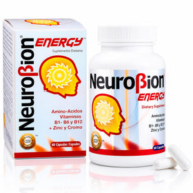 Neurobion 60 Caps boîte vue avant avec étiquettes claires