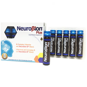 Neurobion B-Complex liquide ampoule ouverte avec contenu