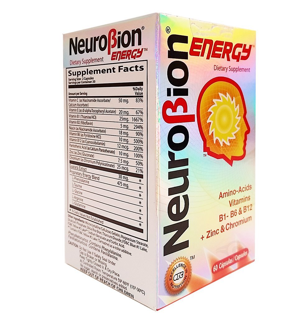 Neurobion complément alimentaire sur fond blanc