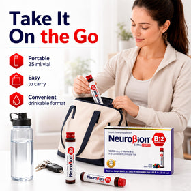 Neurobion Extra Forte B12 10 000 mcg ampoules dans leur emballage