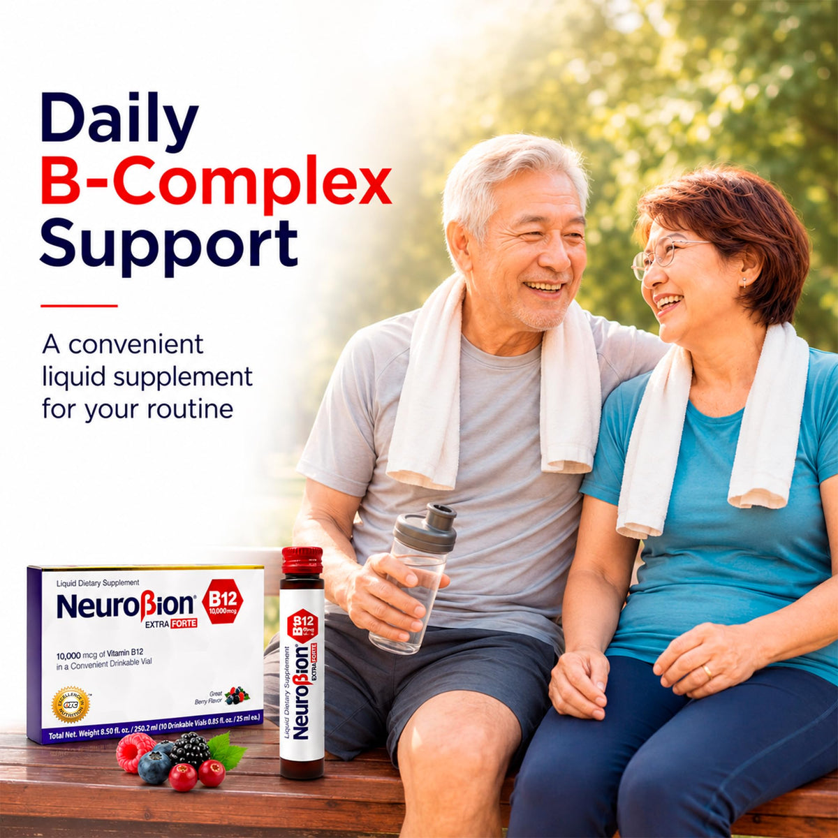 Neurobion Extra Forte B12 10 000 mcg ampoules prêtes à consommer