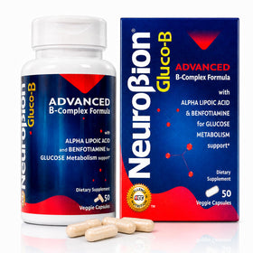 Neurobion Gluco B 30 capsules vue avant avec emballage