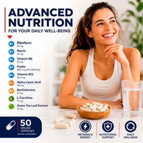 Neurobion Gluco B contenant ouvert avec capsules