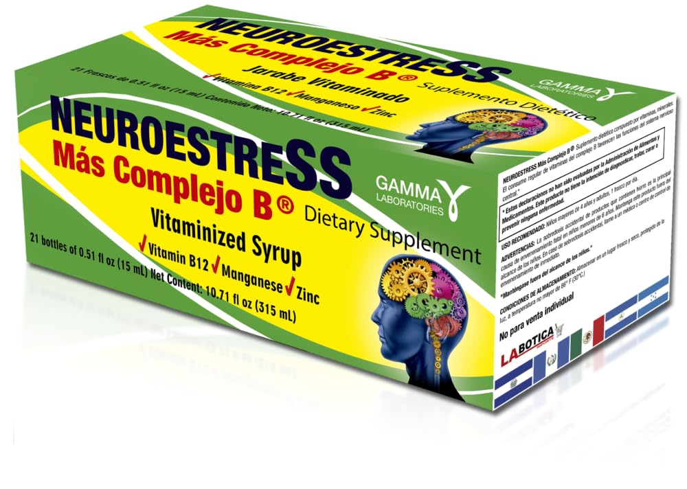 NEUROESTRESS Plus B Complex complément alimentaire 500ml vue avant
