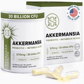 Neurogan Akkermansia Muciniphila Postbiotique, boîte de 60 capsules