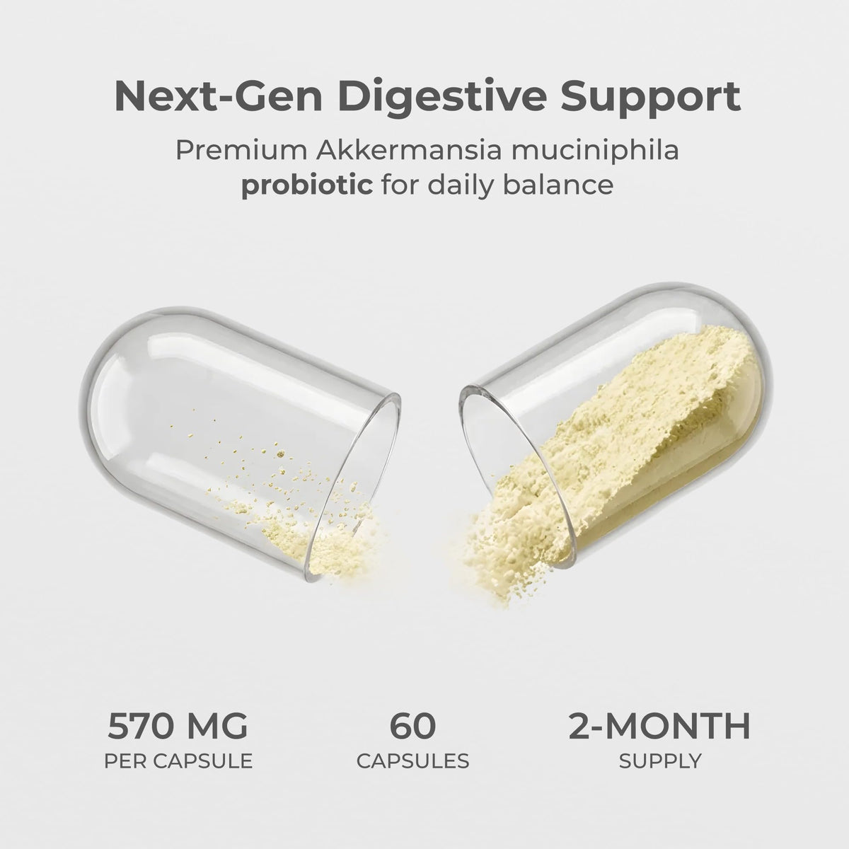 Neurogan Akkermansia Muciniphila Postbiotique, capsule vue de près