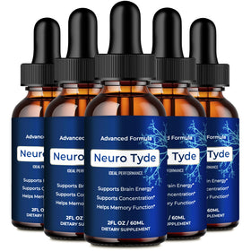 NeuroTyde Drops IDEAL PERFORMANCE pack de 5 flacons de 136g