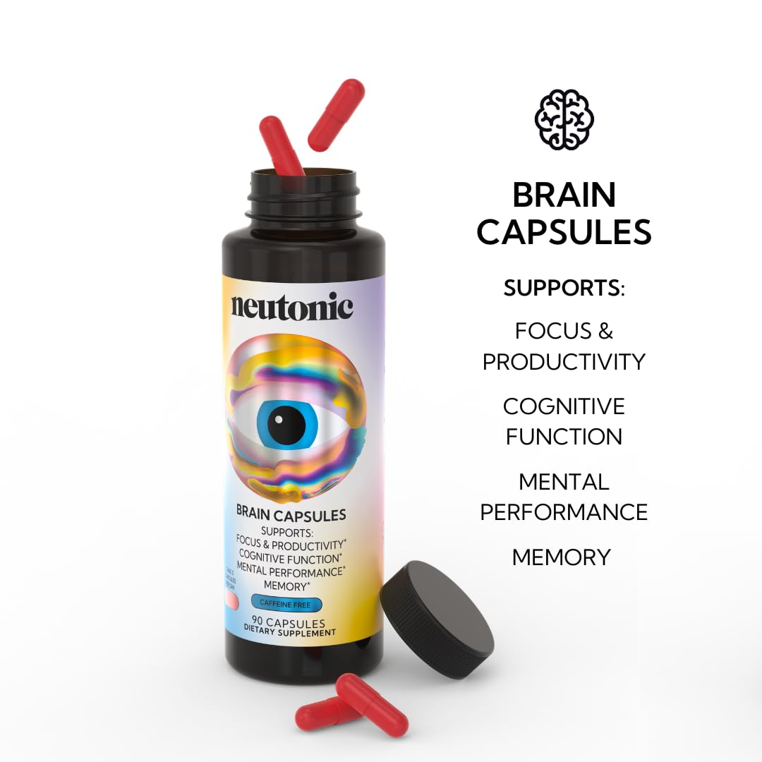 Neutonic Nootropic flacon avec les capsules à côté