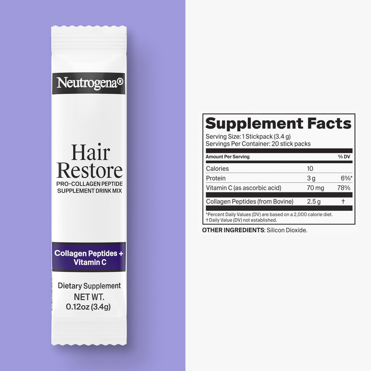 Neutrogena Pro-Collagène à côté d'autres produits de soin capillaire