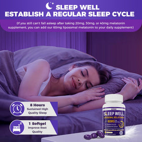 NEVISS Mélatonine Liposomale 60mg gélules avec camomille