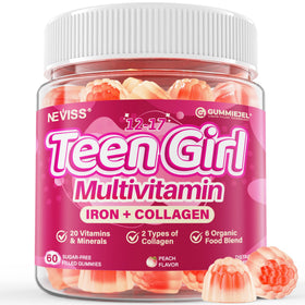 NEVISS Multivitamines Gummies pour filles 12-17 ans, vue avant