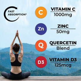 NEW AGE Complément Alimentaire 8 en 1, vue arrière de l'emballage